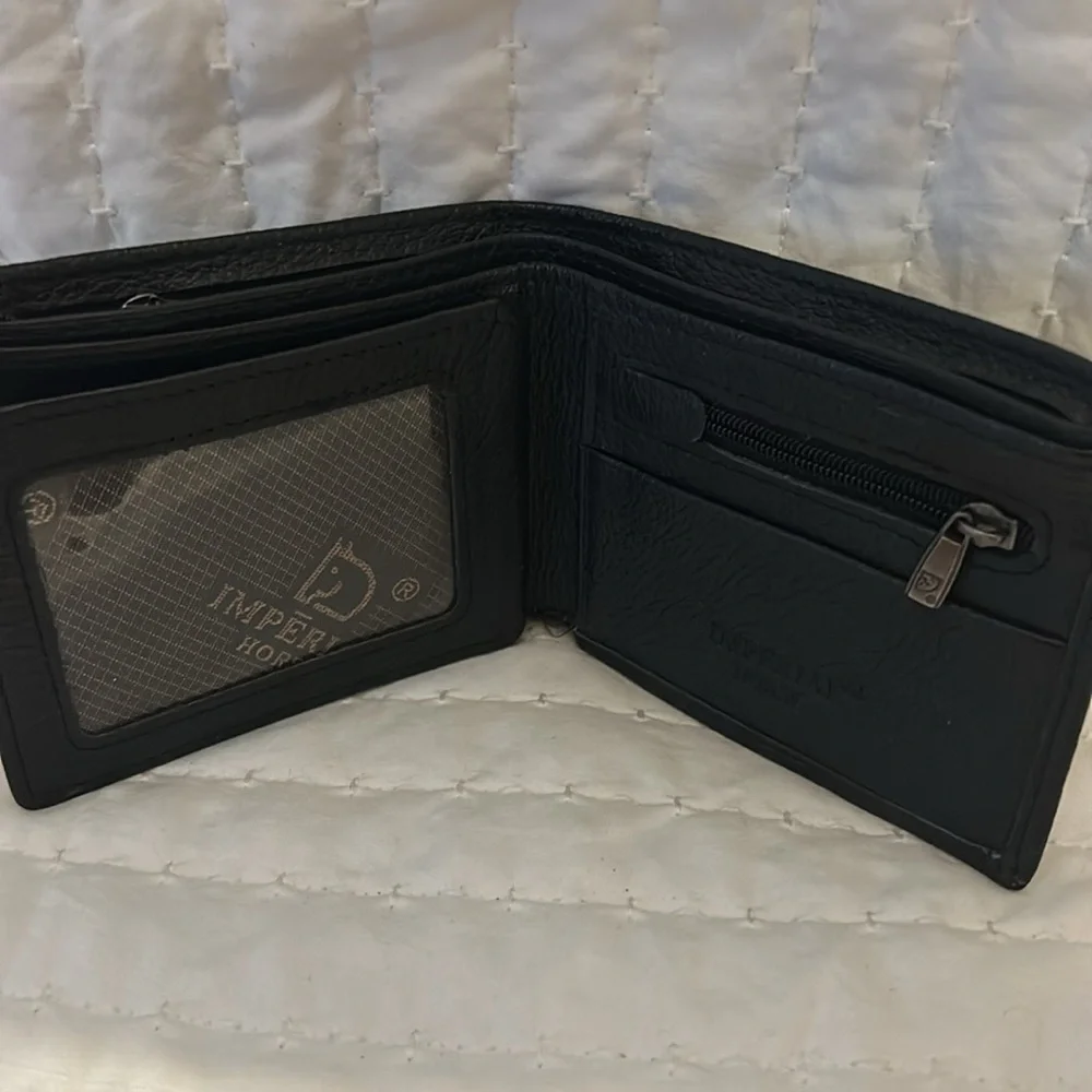 💥2/$10 Imperial Horse Black Brown Bifold Wallet